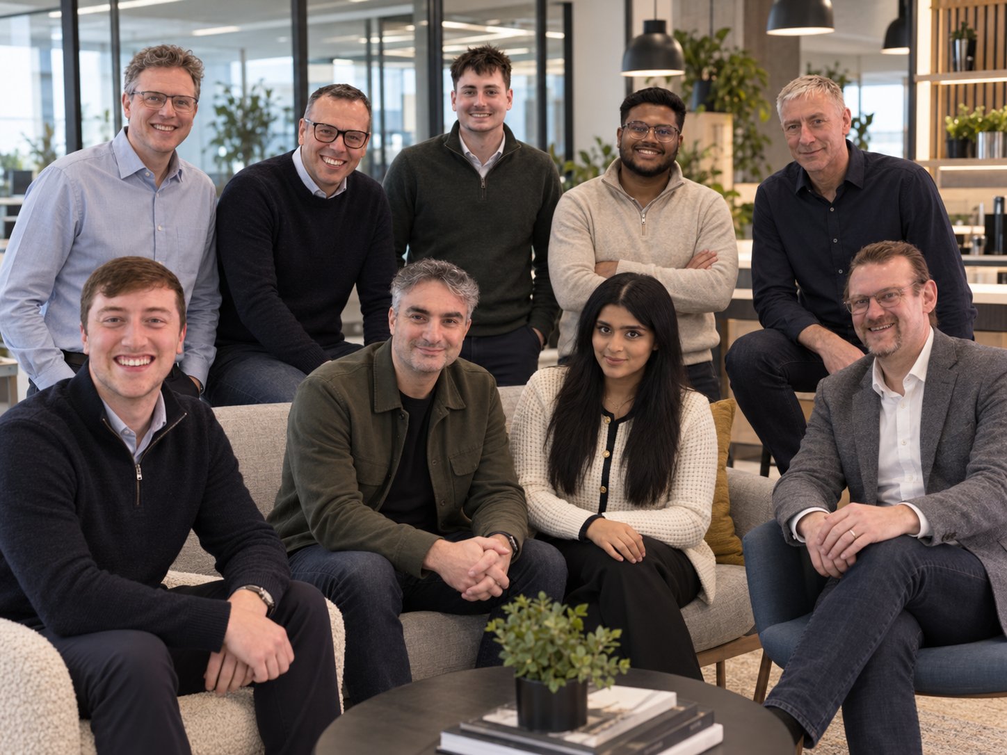 The Cloud & More team together in their office